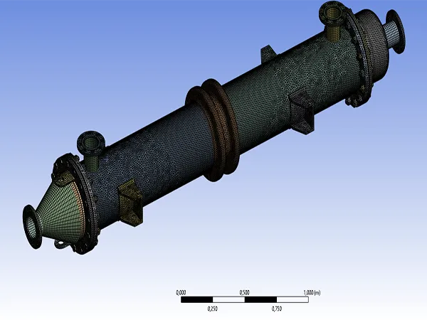 CAD-Erstellung Wärmetauscher Geometrie – CAD Design Heat Exchanger Geometry (N-thalpie GmbH)